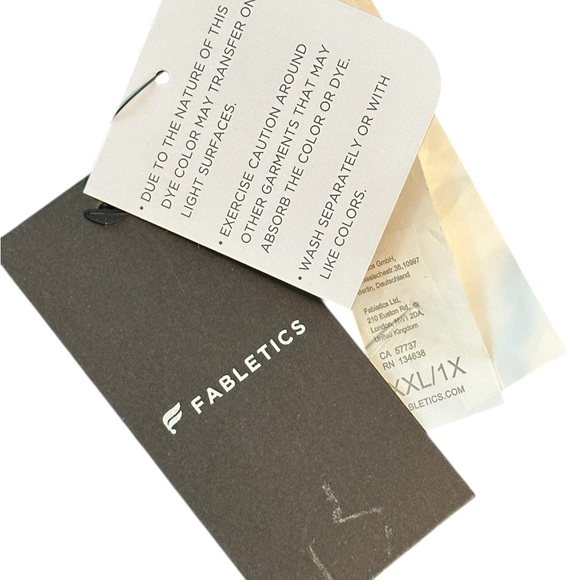 Fabletics Women’s XXL 1X Ribbed Workout Tank Top Black NWT - Picture 6 of 8